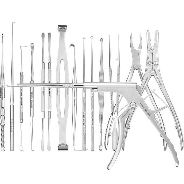 Set de Pinzas Kerrison 8” y 12” para Neurocirugía y Columna